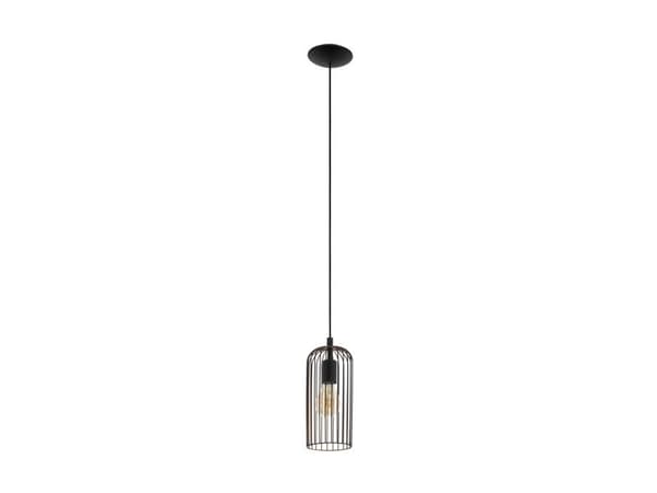 EGLO ROCCAMENA pendel Ø130 sort/kobber