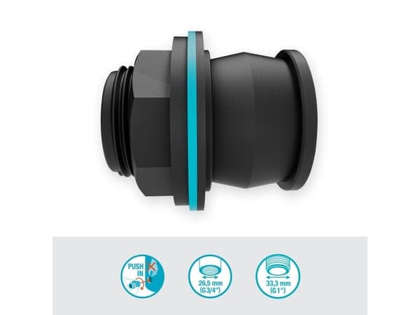 Gardena Tankventil G1" / G3/4"