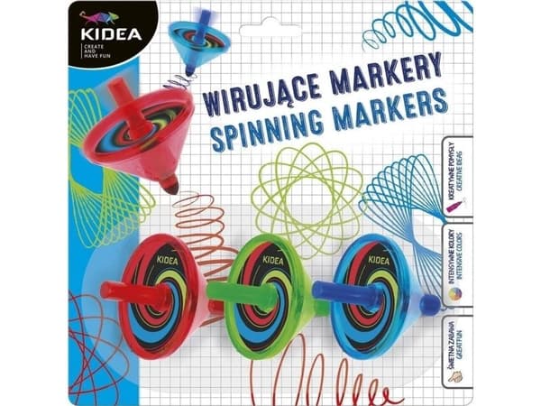 Snurrmarkörer 3 st Kidea