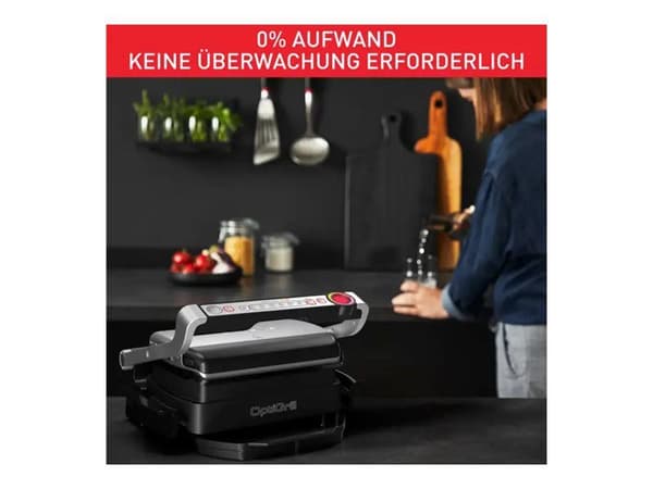 Tefal OptiGrill+ GC714D - Grill - elektrisk - 600 cm2