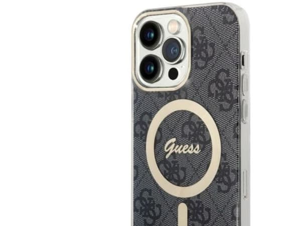 Guess 4G MagSafe-etui for iPhone 14 Pro Max - sort