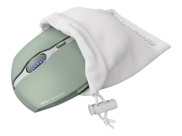 CHERRY GENTIX BT - Mus - optisk - 7 knapper - trådløs - Bluetooth 4.0 - agavegrønn