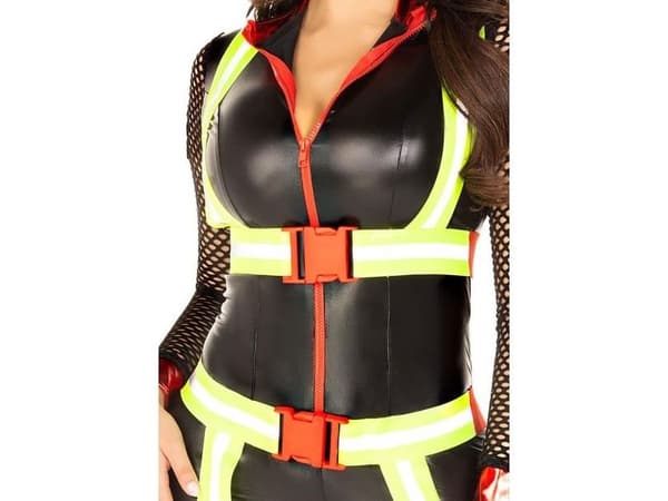 Inferno Fire Fighter-maskeraddräkt