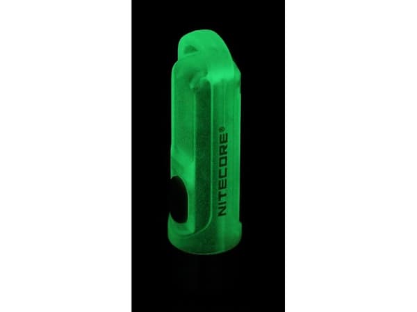 Nitecore TIKI GITD, Nøkkelringslommelykt, Grå, Polykarbonat (PC), Rustfritt stål, Knapper, 1 m, IP66