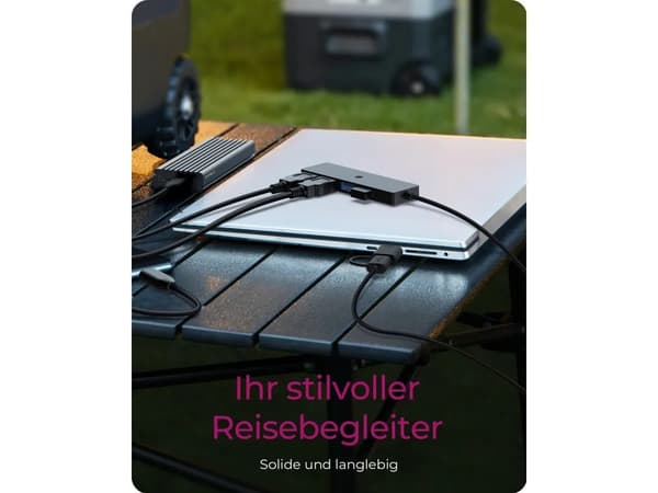 ICY BOX IB-HUB1424-C3 - Hub - 4 x USB 3.2 Gen 1 - stasjonær