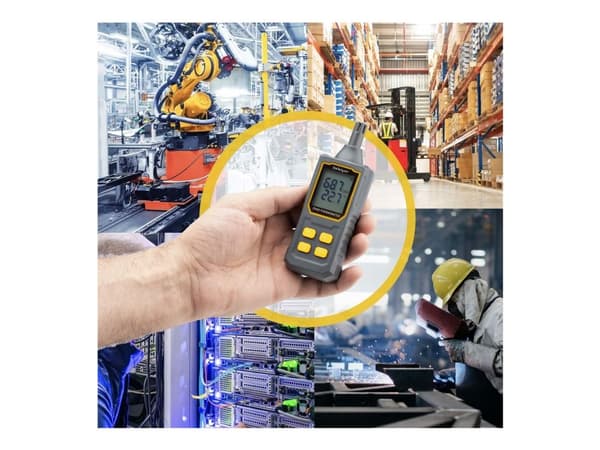 Startech - Värmehygrometer - digital - grå