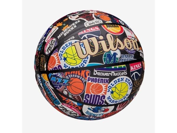 Wilson NBA All Team Retro, Multifärg, Inomhus & utomhus, NBA, 1 styck