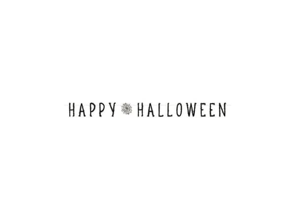 Happy Halloween bokstavsbanner