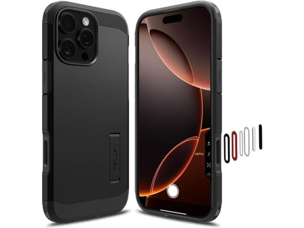 Spigen iPhone 16 Pro Max Case, Apple iPhone 16 Pro Max, musta