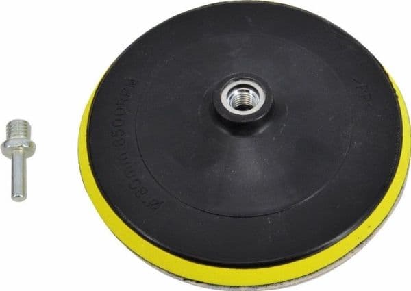 Sølvslipeplate 180 mm universell borrelås