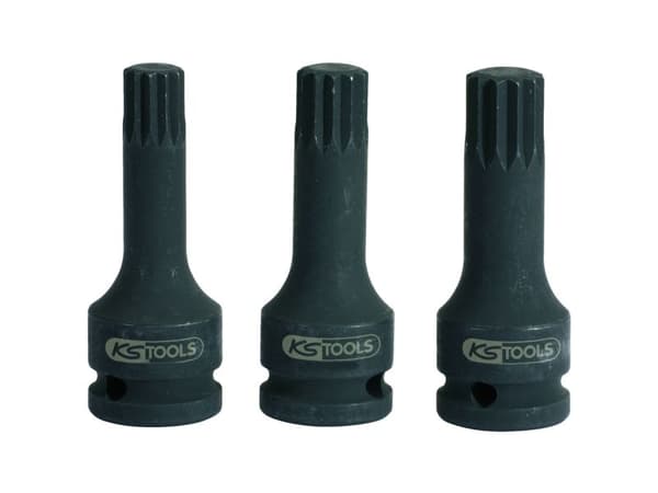 KS Tools 515.1172, Kraftpipe, 1 hoder, 1/2", Krom-molybden, 25 mm, 75 mm