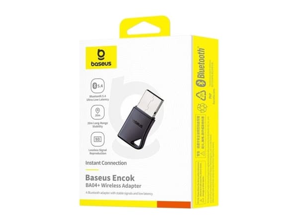 Baseus Encok BA04+ Bluetooth 5.4 Bluetooth-adapter - svart