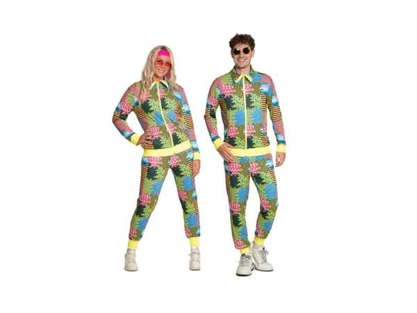 Neon disco-joggingdress