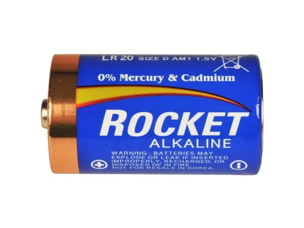 Batteri Rocket alkaliskt D - 1 st