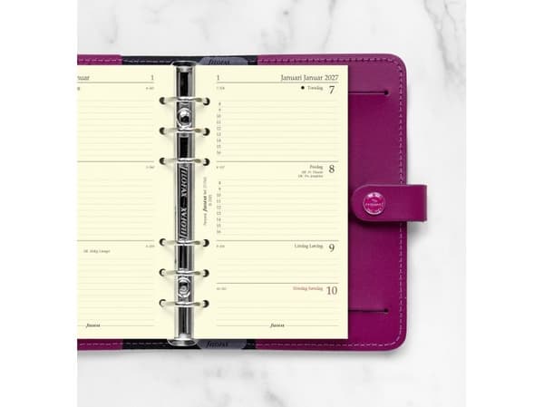 Refill Personal 2027 Week Per Posting Ruotsi/Tanska/Norja
