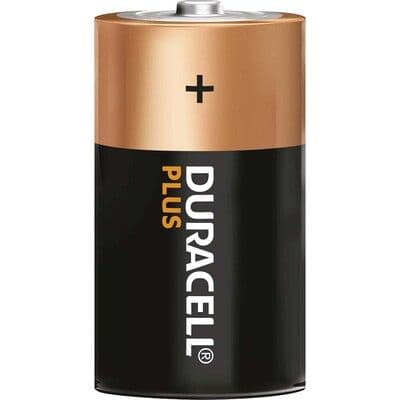 Batterier Duracell Plus Power D alkaliska 2 st/pack