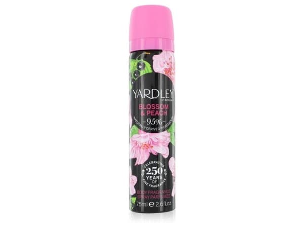 Yardley Blossom and Peach, duftspray, for kvinner, 75 ml