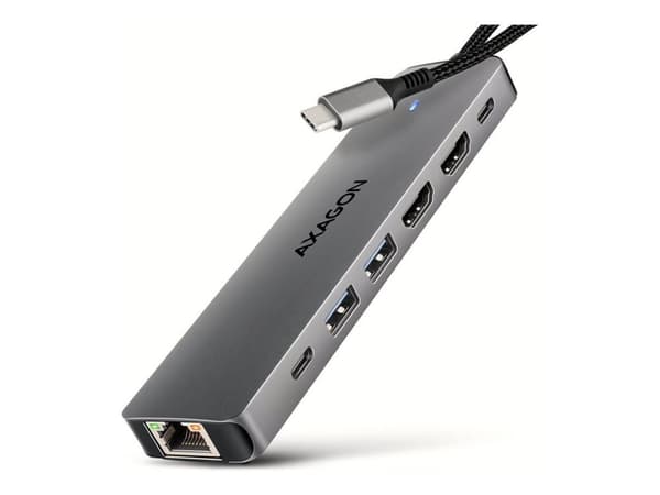 AXAGON HMC-7HX2 USB Hub, 2x USB-A, 1x USB-C