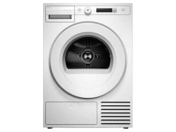 ASKO T108HW 8kg Heat Pump Condenser Dryer – Butterfly Drying™, 10 Programs, White, Stackable with Washer, LCD Controls