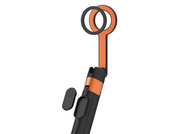 TECH-PROTECT L10S MagSafe Bluetooth selfie stick stativ 4 delar svart/orange