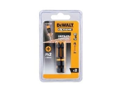 DeWALT DT70532T-QZ, 2 styck, Phillips, PH 2, 50 mm, Blåsa