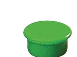 Magnet Dahle rund 13 mm grön, förpackning med 10 st.