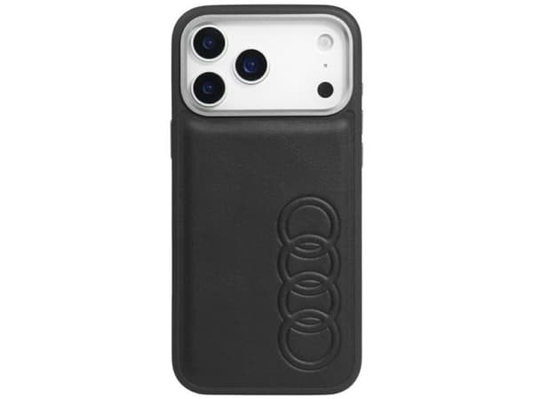 Audi TT kunstlær MagSafe-deksel til iPhone 17 Pro Max - svart