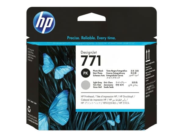 Printhoved HP 771 CE020A, Sort/Grå