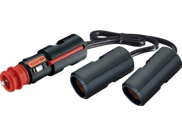 ProCar Double distributor Universal-turvapistoke 2 savukkeensytytinpistorasiaan 16 A