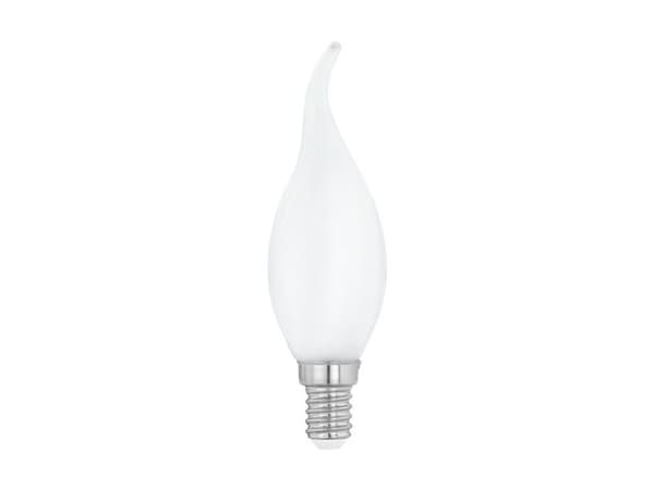 EGLO E14 LED CF35 opal kertepære vindstød med varmt hvidt lys
