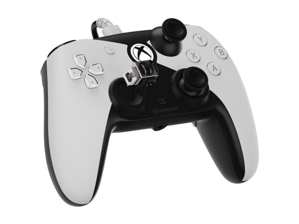 Hyperkin The Competitor - Håndkonsoll - kablet - hvit - for Microsoft Xbox Series S, Microsoft Xbox Series X, Microsoft Xbox One, PC