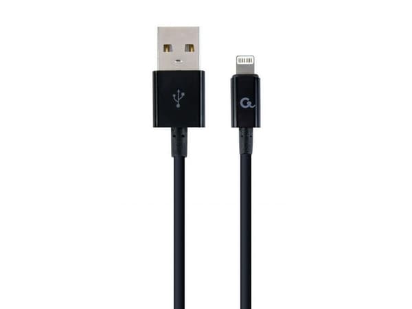 Cablexpert - Lightning-kabel - USB hane till Lightning hane - 2 m - svart