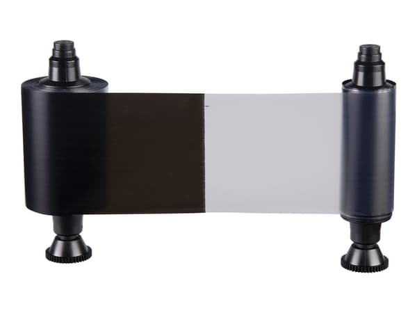 Evolis 2 Panel monochrome ribbon - Black + Overlay (KO) - Skriverbånd - for Evolis Dualys, Dualys3 Basic, Dualys3 Basic Mag, Pebble 4 Basic, Pebble...