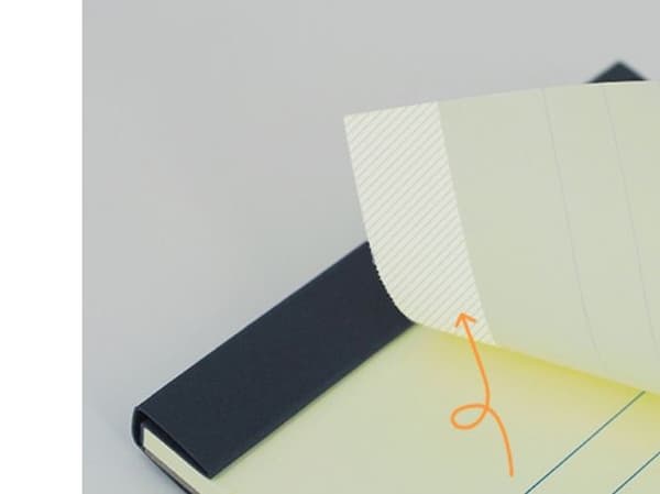 Sticky Memo 190x114 50 blad linjerat gul