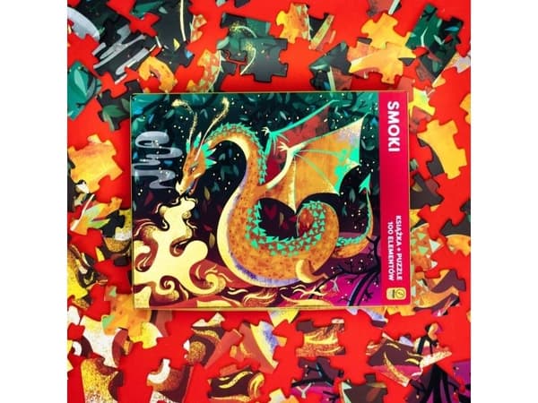 Wilga Spill Puzzle Smoki. Bok + puslespill 100 e.