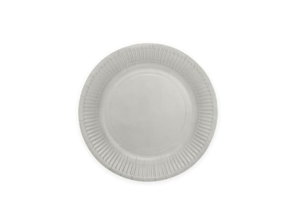 Silver papptallriksknäckare, 23 cm, 8 st