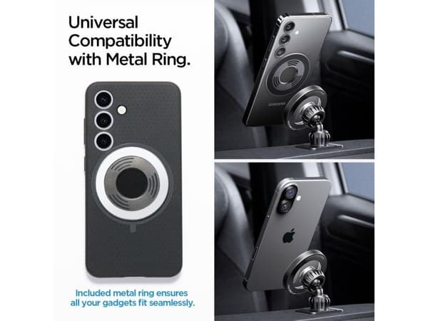 Magnetisk bilholder Spigen MFT13 universell sølv ACP08314