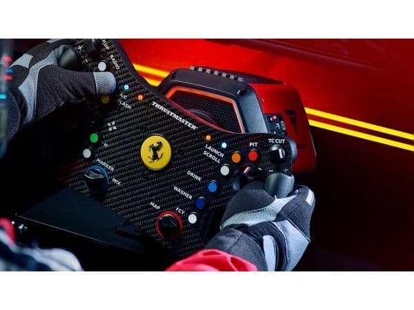 Thrustmaster T818 Ferrari 488 GT3 Simulator, Ratt + Pedaler, PC, D-pad, Analog / Digital, Kabel, USB