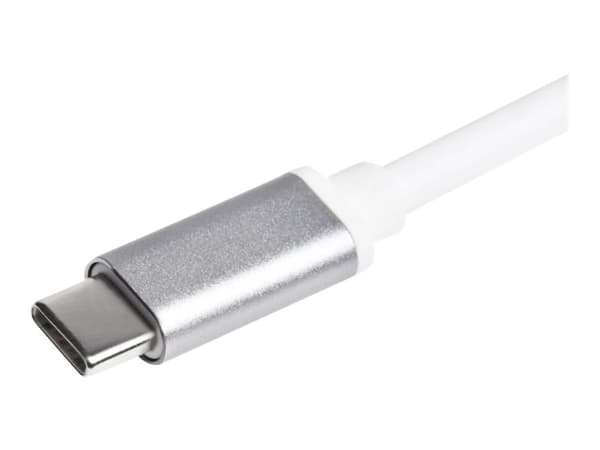 SilverStone EP07-E - Adapterkabel - USB-C han til HDMI hun - 1 m - brunsort - 4K-tuki