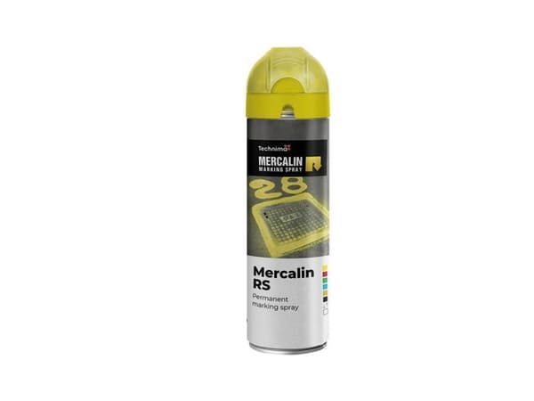 Mercalin® RS mærkespray 500 ml, gul
