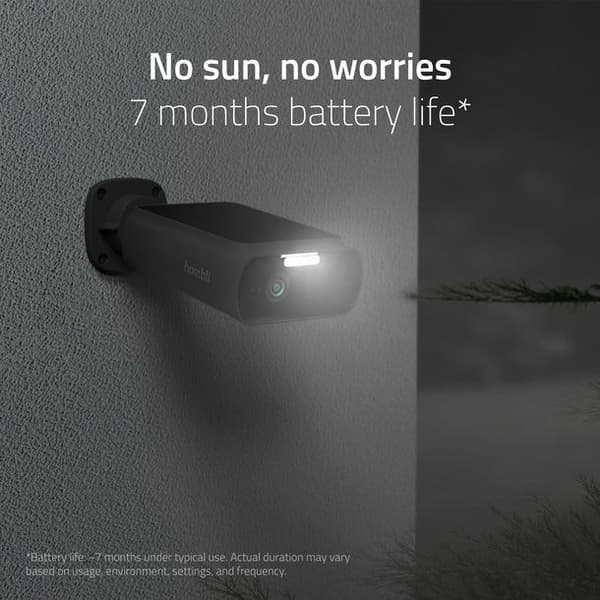 Hombli älykäs aurinkokamera, musta