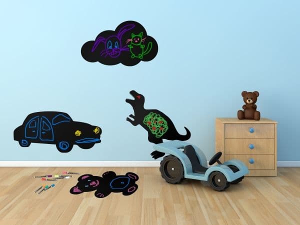 Chalkboard Securit Silhouette Bear
