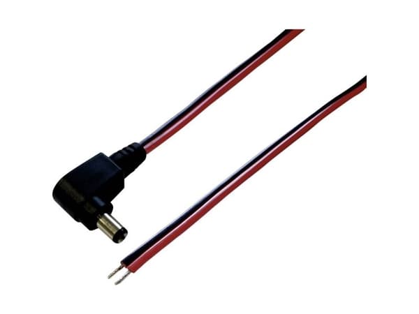 Conrad TC-2511234, Pienjännitekaapeli, musta, Punainen, 1 m