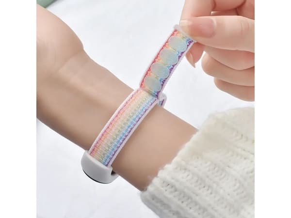 Xiaomi MI Band 8 / 8 NFC Tech-Protect Nylon rannekoru musta