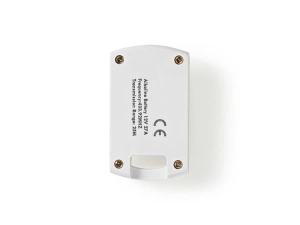 Nedis RFRC220WT, Universell, RF kabel-fri, Trykknapper, Sort, Hvit