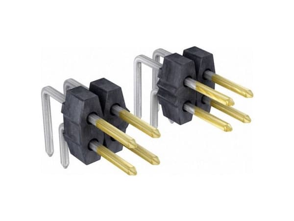Molex stiftlist (standard) antal rader: 2 poler per rad: 10 901220770 1 st bricka