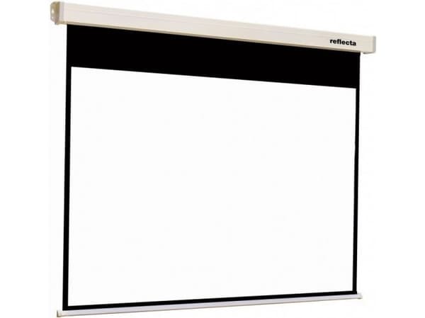 Reflecta 87723, Manuell, 2,4 m, 2,4 m, 1:1, Sort, Hvit