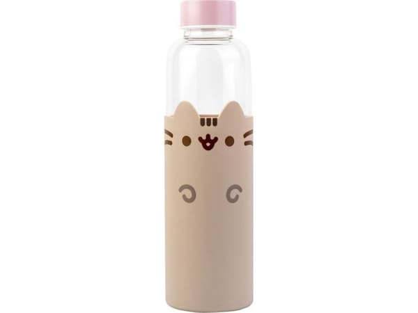 Pusheen vattenflaska i glas 500 ml