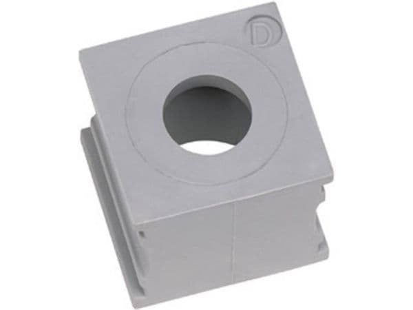 Icotek KTMB-E kabelgenomföring, klämdiameter (max.) 16 mm, elastomer, grå (1 st.)