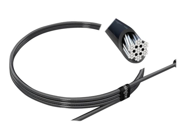 Kensington Desktop and Peripherals Standard Keyed Locking Kit 2.0 - Lås för säkerhetskabel - 2.4 m